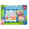 Ravensburger Peppa malac és barátai puzzle – 3x49 db
