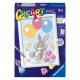 Ravensburger CreArt festés számok szerint 23564 – Nyuszi és a léggömbök