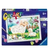 Ravensburger CreArt festés számok szerint 23723 – Bárány és kisbáránya