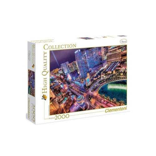 Clementoni 32555 High Quality Collection puzzle - Las Vegas (2000 db)