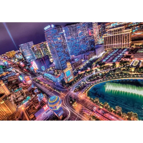 Clementoni High Quality Collection 32555 puzzle – Las Vegas (2000 db)