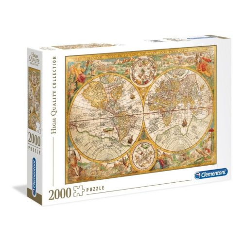 Clementoni 32557 High Quality Collection Puzzle - Antik térkép (2000db)