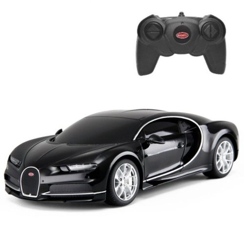 Rastar 76100 Távirányítós autó 1:24 méretaránnyal - Bugatti Chiron (fekete)