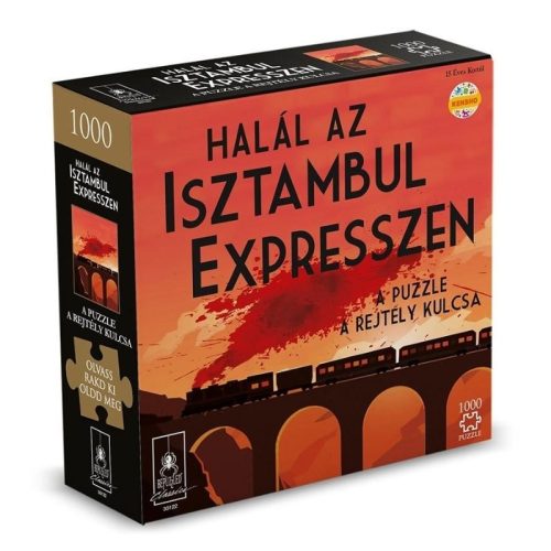 Halál az Isztambul expresszen puzzle rejtéllyel (1000 db)