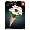Educa Floral Art – Fehér rózsacsokor kreatív készlet 6 db