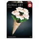 Educa Floral Art – Fehér rózsacsokor kreatív készlet 6 db