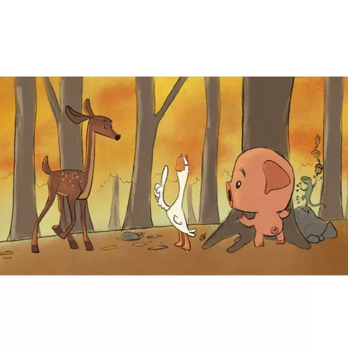 Malac és Liba kirándulnak diafilm