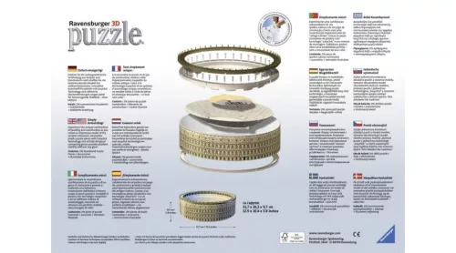 Ravensburger 12578 3D puzzle – Kolosszeum, Róma (216 db-os)