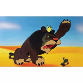 Az egér és az oroszlán diafilm