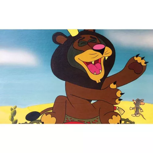 Az egér és az oroszlán diafilm