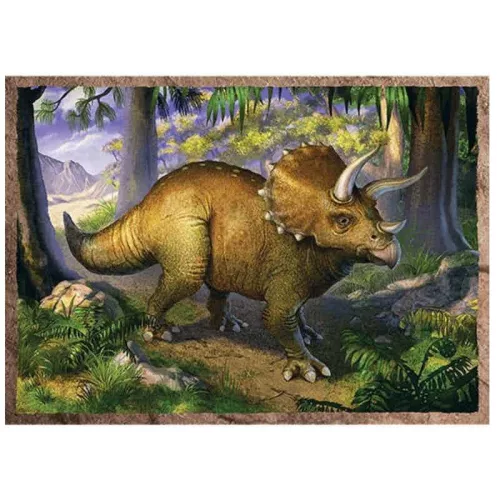 Trefl 34383 4 az 1-ben puzzle – Érdekes dinók (35-48-54-70 db)