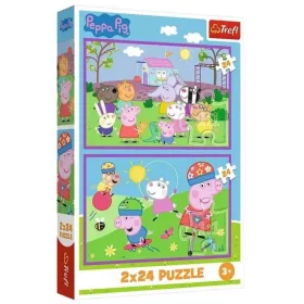 Trefl Peppa malac – A játszótéren 2x24 db-os puzzle