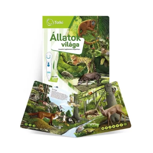 Tolki Állatok világa interaktív foglalkoztató könyv