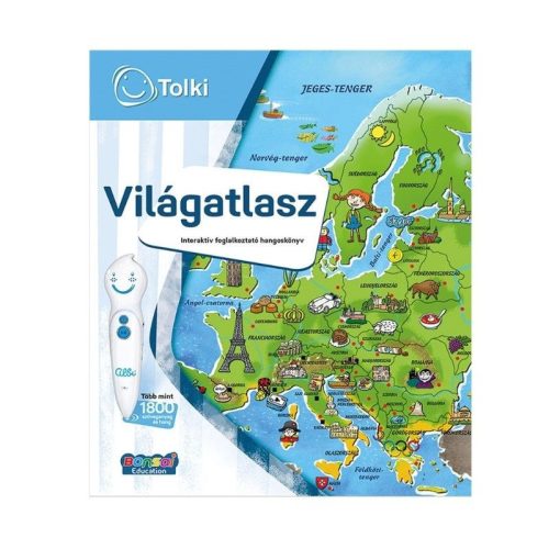 Tolki - Világatlasz interaktív foglalkoztató könyv