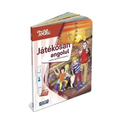 Tolki – Játékosan angolul interaktív foglalkoztató könyv