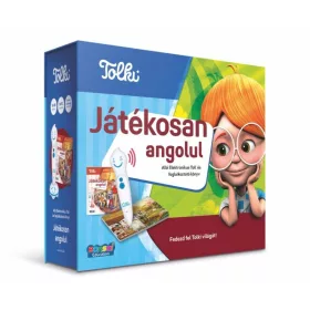 Tolki – Játékosan angolul interaktív foglalkoztató könyv tollal