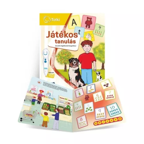 Tolki - Játékos tanulás interaktív foglalkoztató könyv