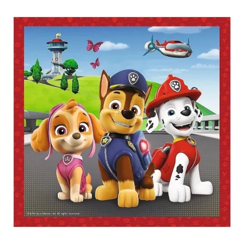 Trefl Mancs őrjárat 3 az 1-ben puzzle – Boldog kutyik (20, 36, 50 db)