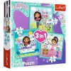 Trefl Gabi babaháza 3 az 1-ben puzzle – 20, 36, 50 db