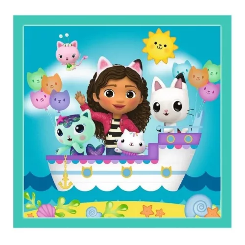 Trefl Gabi babaháza 3 az 1-ben puzzle – 20, 36, 50 db