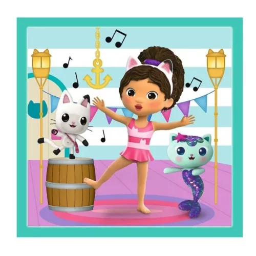 Trefl Gabi babaháza 3 az 1-ben puzzle – 20, 36, 50 db