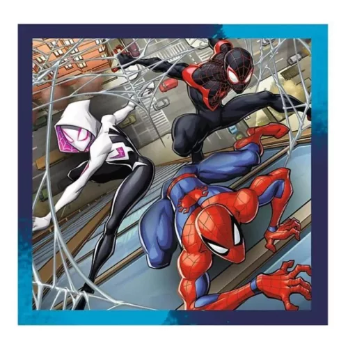 Trefl 3 az 1-ben puzzle (20, 36, 50 db) – Pókember