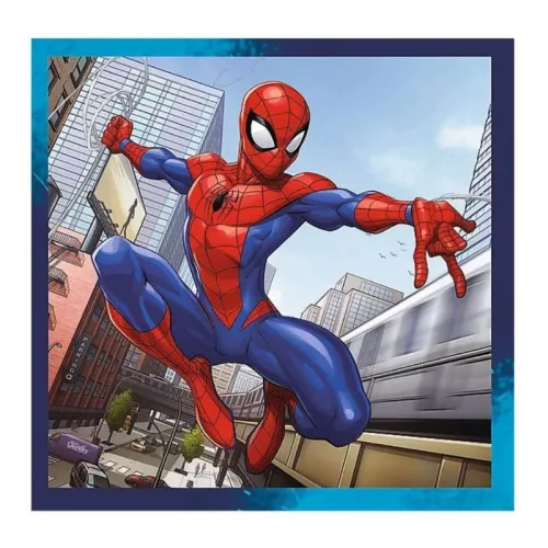 Trefl 3 az 1-ben puzzle (20, 36, 50 db) – Pókember