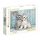 Clementoni 35004 puzzle - Nyuszi és cica (500 db-os)