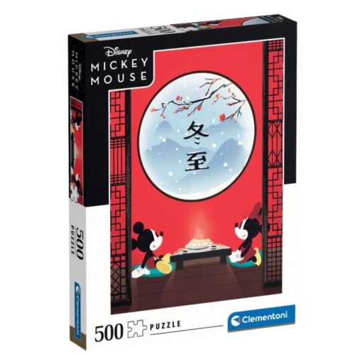 Clementoni 35124 Disney Mickey Mouse puzzle - Mickey és Minnie egér (500 db)