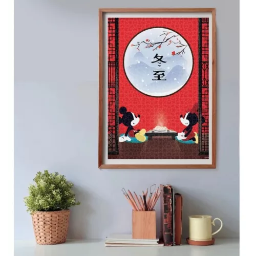 Clementoni Disney Mickey Mouse Disney 35124 puzzle – Mickey egér, Minnie egér (500 db)