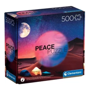 Clementoni Peace Puzzle 35527 – Csillagos éjjeli álom (500 db)