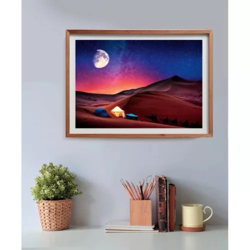 Clementoni Peace Puzzle 35527 – Csillagos éjjeli álom (500 db)