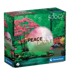 Clementoni Peace Puzzle 35528 – Raindrops Lullaby: Altató esőcseppek (500 db)