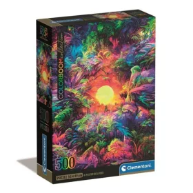 Clementoni Color Boom Collection 35530 puzzle – Pszichedelikus dzsungel (500 db)