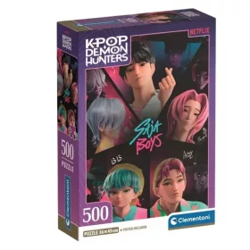 Clementoni K-Pop: Demon Hunters 500 darabos Compact puzzle