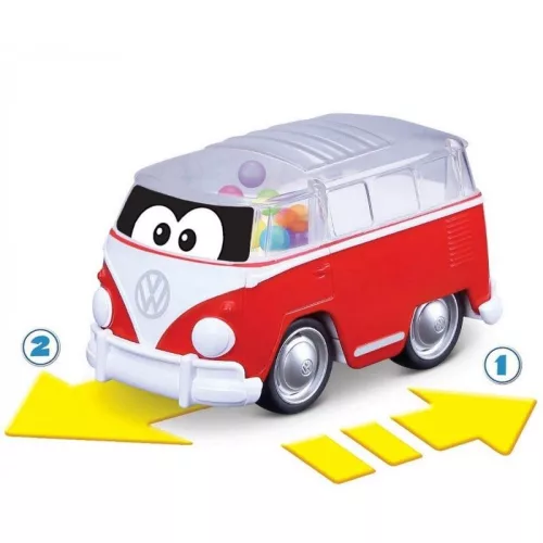 Bburago Junior VW Transporter T1 pattogó mikrobusz