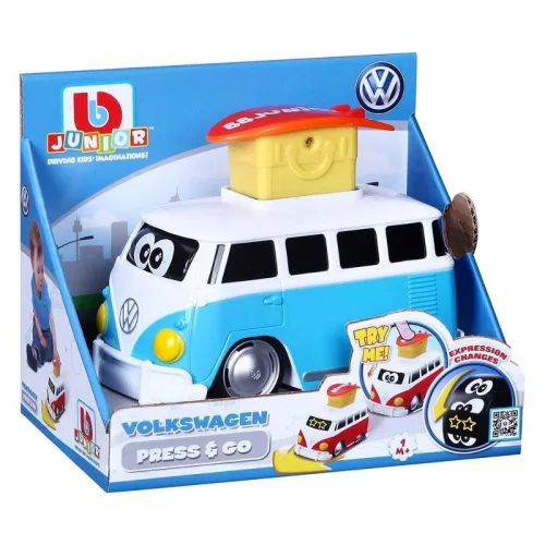 Bburago Junior VW Transporter T1 Press'n'Go mikrobusz