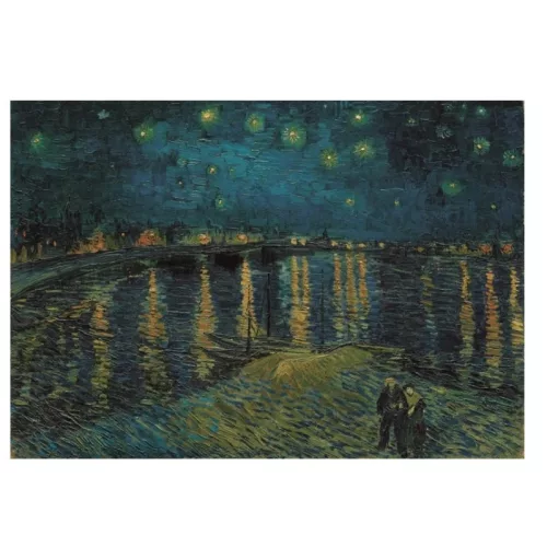 Clementoni Museum Collection Compact 37095 puzzle – Van Gogh: Csillagos éj a Rhône felett (1000 db)