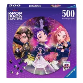 Ravensburger K-Pop Demon Hunters körpuzzle – Rajongóknak! (500 db)