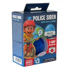Bike Fun rendőrségi sziréna Deluxe – kerékpár kiegészítő