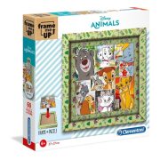   Clementoni 38804 Frame Me Up Puzzle kerettel - Disney állatok (60 db)
