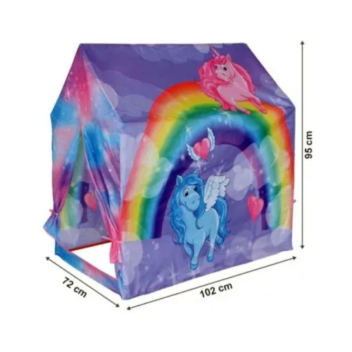 Unikornis ház játszósátor (95 x 72 x 102 cm)