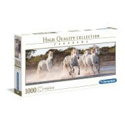   Clementoni 39441 High Quality Collection Panoráma Puzzle - Vágtázó fehér lovak (1000 db)