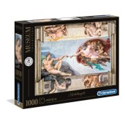   Clementoni 39496 Museum Collection Puzzle - Michelangelo, Ádám teremtése (1000db)