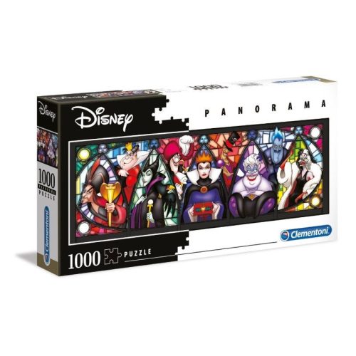 Clementoni 39516 Panoráma Puzzle - Disney gonoszok (1000db)