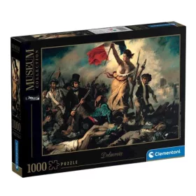 Clementoni Museum Collection 39549 puzzle – Delacroix: A szabadság vezeti a népet (1000 db)