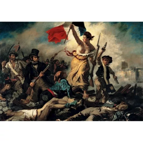 Clementoni Museum Collection 39549 puzzle – Delacroix: A szabadság vezeti a népet (1000 db)