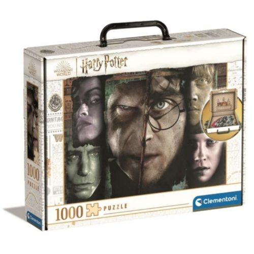 Clementoni 39655 Puzzle bőröndben - Harry Potter szereplők (1000 db)