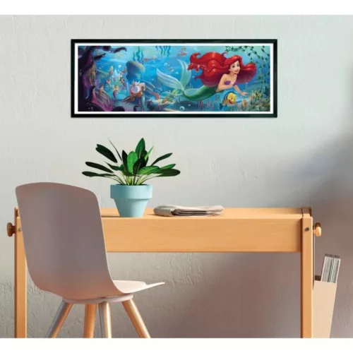 Clementoni High Quality Collection Panoráma 39658 puzzle – Disney Princess: A kis hableány (1000 db)