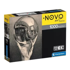 Clementoni Novo Art Series 39753 puzzle – M.C Escher: Hand with reflecting sphere (1000 db)